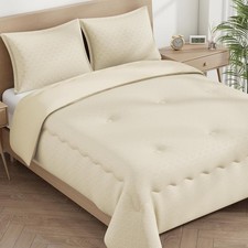 Twin Comforter Set, 3Pieces Down Alternative Comforter for All Seasons, Ultra So