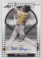 2018 Leaf Perfect Game National Showcase Black 44/50 Sam Thompson Auto 0w8
