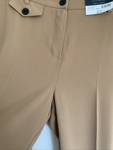 Ladies Dorothy Perkins Brown High Waisted Tapered Smart Trousers Size 16 BNWT - Picture 6 of 15