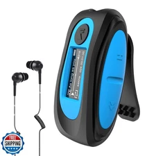 AGPTEK IPX8 Waterproof Mp3 Player with Screen, Multi-Functional Clip Music Pl