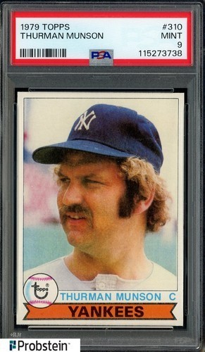 1979 Topps #310 Thurman Munson New York Yankees PSA 9 MINT