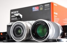 SONY a6400 ILCE-6400Y Camera w/ Lens 16-50mm & 55-210mm -shots 3,434 -MINT-