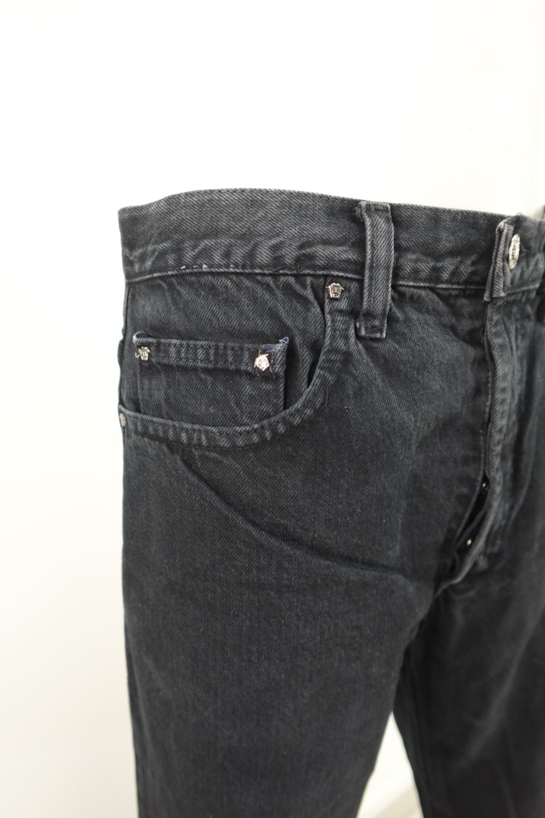 Versace Jeans Couture Men's Trousers Jeans Size 36/50 Denim Man Italy Medusa thumbnail 4