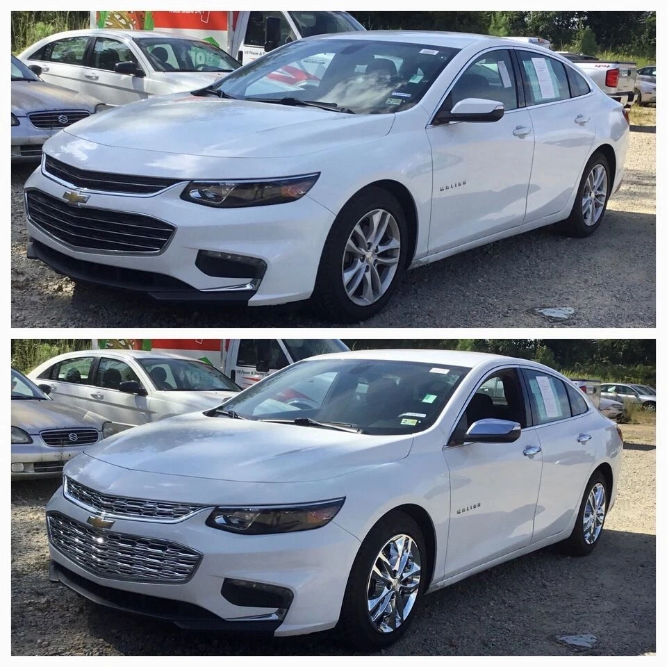 Juego de 4 cubiertas de rueda impostora cromadas de 17 pulgadas para cubiertas de llanta Chevy Malibu 16-18 Foto 2 de 2