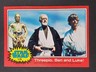 1977 TOPPS STAR WARS CARD #119 RED SERIES HIGH GRADE EXCELLE