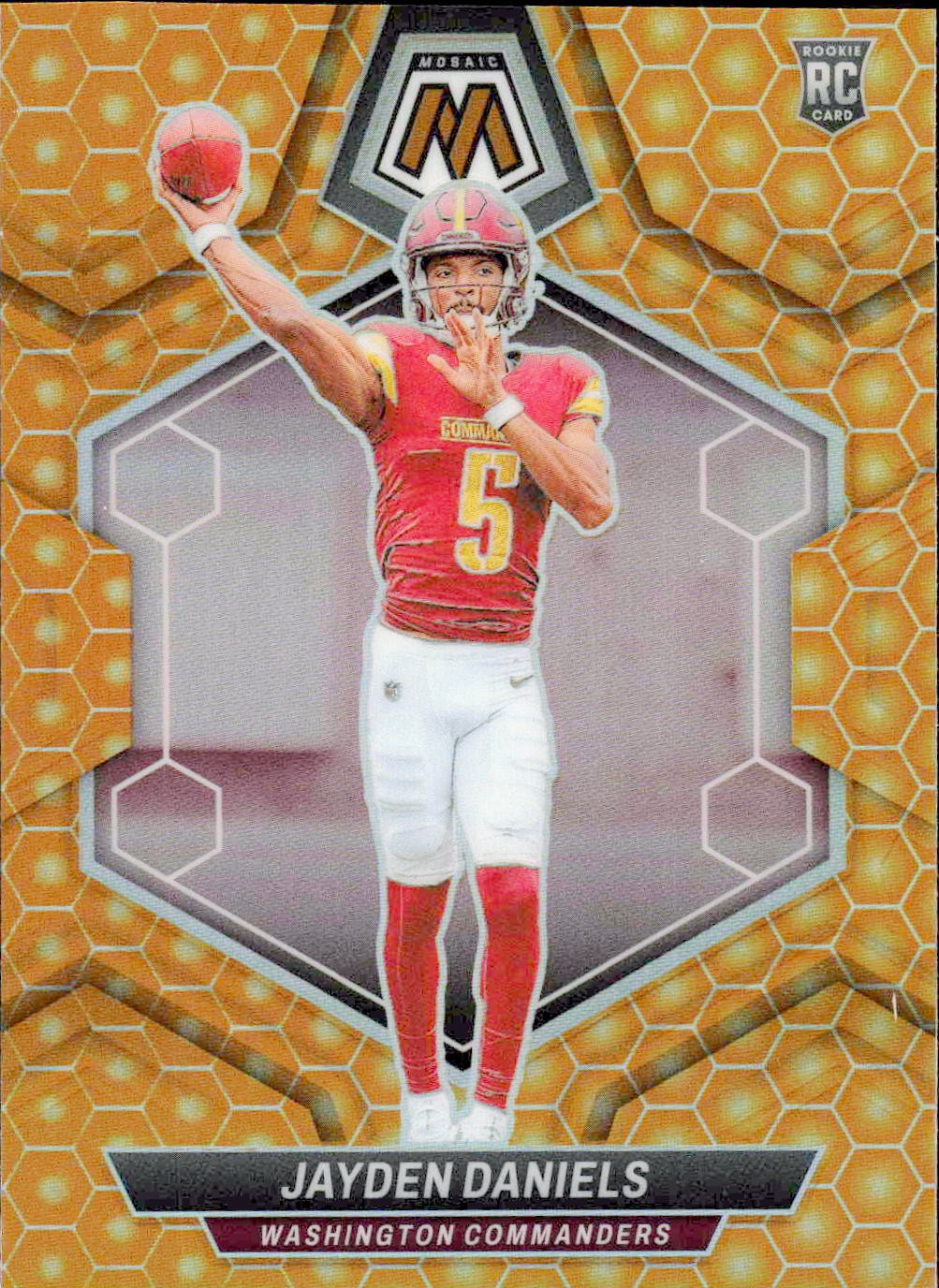 2024 Panini Mosaic #302 Jayden Daniels Honeycomb