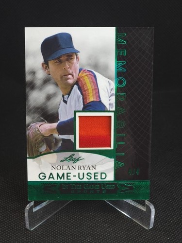 2024 Leaf In The Game Used Sports Nolan Ryan Patch /4 #GUM-40