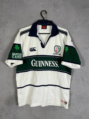London Irish Jersey Vintage Rugby Union 2004 2005 Shirt Canterbury Men Size L