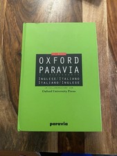 IL Nuovo Oxford Paravia Italian English Reference Dictionary 2nd Edition 2005