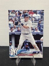 2018 Topps #181 Garrett Cooper Rookie Card New York Yankees. rookie card picture