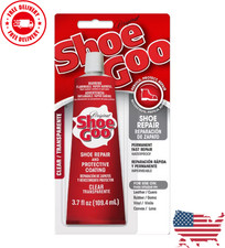 Eclectic Shoe Goo Adhesive Glue, Shoe Repair, Clear, 110010, 3.7 fl. oz.
