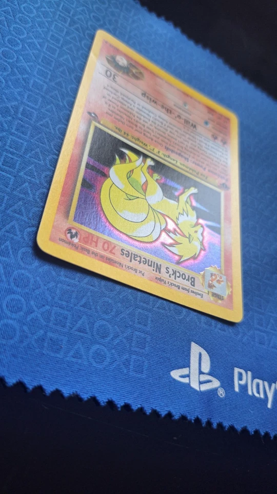 Pokemon Brock's Ninetales - 1.Edition - 12/102 - Holo - 1999-2000 - Near Mint - Bild 4 von 4