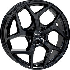 4x Alufelgen RIAL Salento diamant-schwarz 8x18 ET40 LK5 112 18 Zoll Felgen Alu