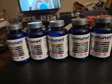 SEALED - (5) Immuneti Advanced Immune Defense , 6-in-1 Powerful Blend 11/2025
