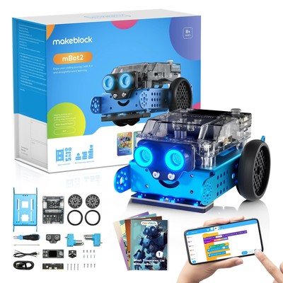 mBot2 Coding Robot for Kids, AI Learning Support Scratch & Python Programming...