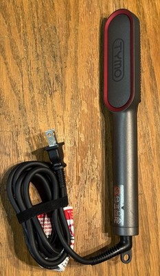 TYMO HC103 Ring Plus Ionic Hair Straightener Brush Straightening Comb Red/ Gray