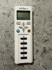 iClicker 2 Student White Remote Classroom Response Control Multiple Choice Works
