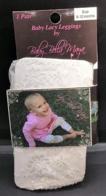 Baby Bella Maya Baby Lacy Leggings Size 6-12 Months Brand New B448