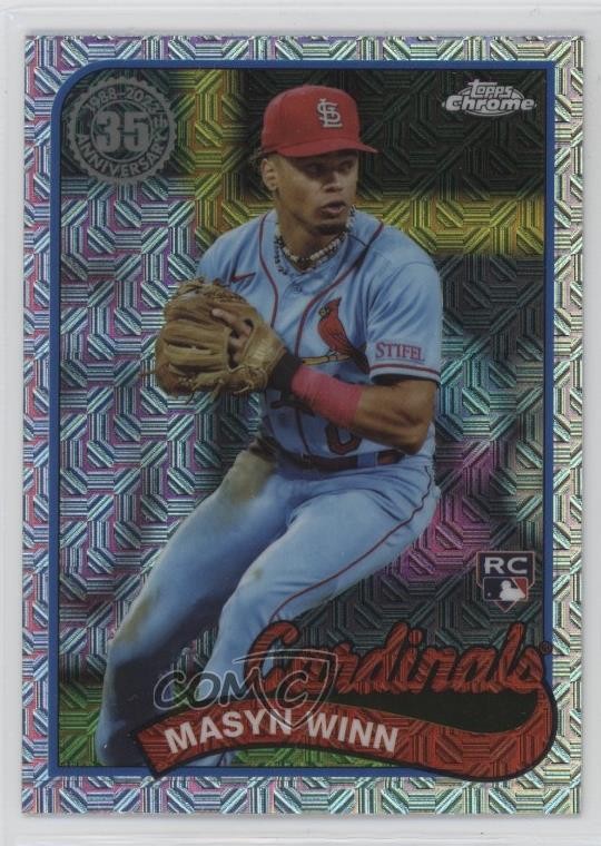 2024 Series 1 1989 Topps Chrome Silver Pack Masyn Winn #T89C-78 Rookie RC 12g7