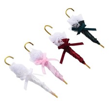 Dollhouse Umbrella Fashionable Vivid Miniature Doll House Parasol