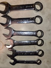 6 Oxim Snap On Usa 11mm And 15-19mm Metric Chrome 12 Pt Combination Wrenches 6 Oxim Snap On Usa 11mm And 15-19mm Metric Chrome 12 Pt Combination Wrenches