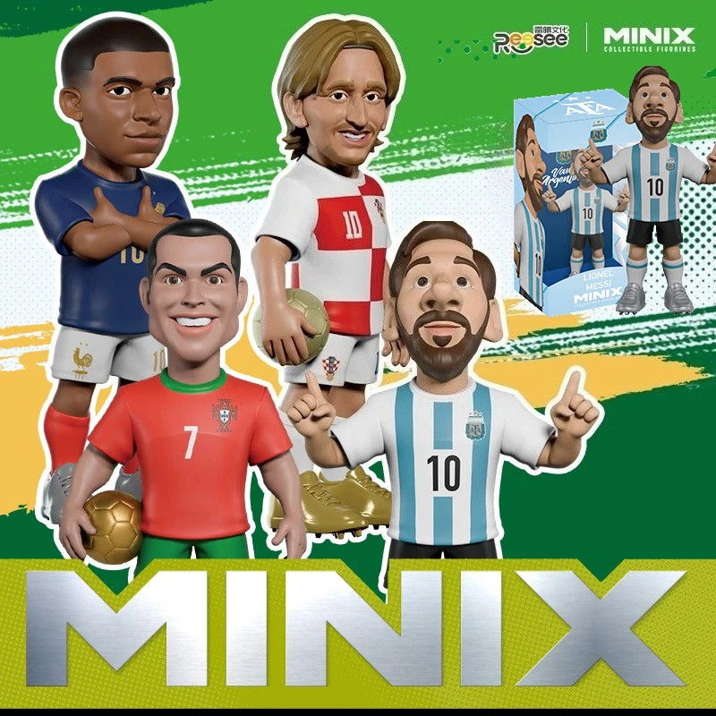 MINIX サッカー フィギュア 12体セット ミニサイズ MINIX Figurine 12cm Collectible World Cup Star Figure Soccer