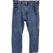 Levi's 517 Men's 34x32 Light Wash Bootcut Denim Blue Jeans Sun Fade Cotton