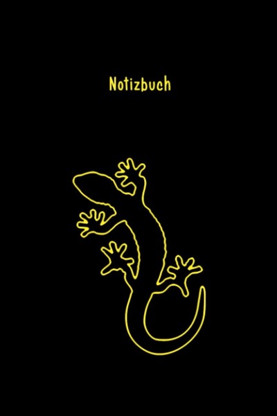 Gecko Notizbuch: 120 Linierte Seiten FüR Notizen - Geschenk FüR-image