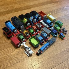 Thomas The Train Exposed Wood Trains Lot Vintage Magnetic 20 LOT