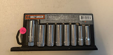 Harley Davidson 8pc Vintage Deep Socket Set Hds3819