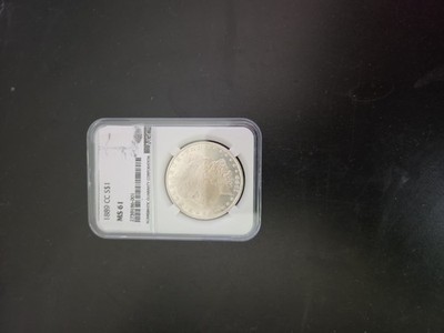1889 cc morgan dollar MS61