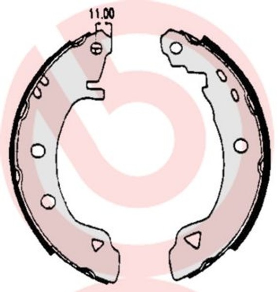 Brembo Bremsbackensatz Hinten FüR Alfa Romeo 33 145 146 Fiat Brava Bravo 1 Marea-image