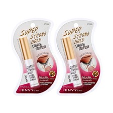 2PACK x I ENVY by KISS SUPER STRONG HOLD EYELASH ADHESIVE GLUE CLEAR KPEG06...
