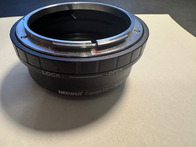 Canon FD Lens to NEX  Sony E-Mount Neewer adapter