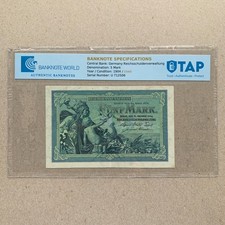 Sleeping Dragon 1904 Certified German 5 Mark Banknote Germany Berlin Currency