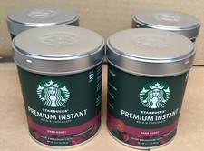 Starbucks Dark Roast Premium Instant Coffee 4 Packages
