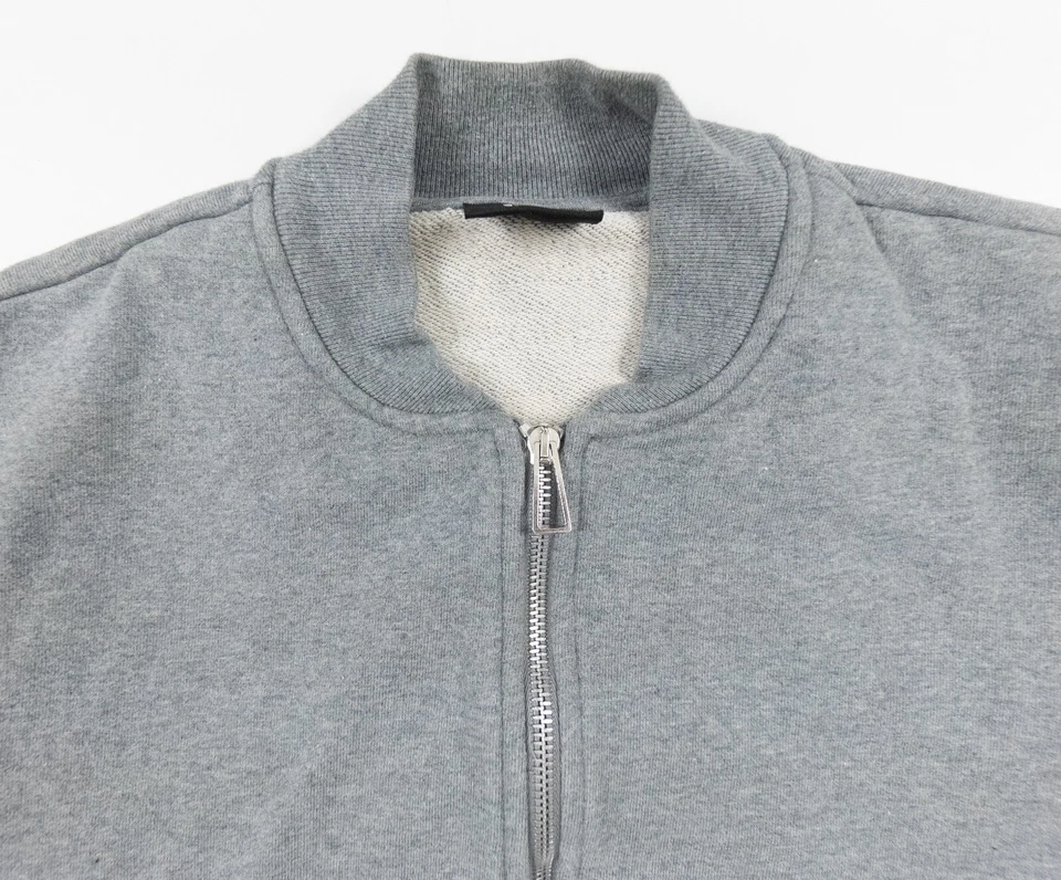 Chaqueta Paul Smith Para Hombre Pequeña Gris Bombardero Manga Larga Cremallera Completa Adulto Informal Foto 2 de 4