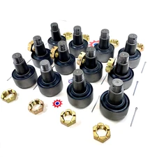 12 each Torque Rod End Insert w/ Nuts M939 M800 5TON ; 2530007409620 7979185