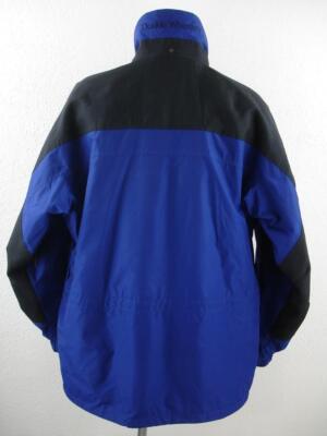 Mens L Columbia Double Whammy 3-in-1 Jacket Coat Blue Black
