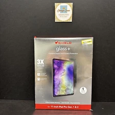 Zagg Invisible Shield Glass + Shield for iPad Pro 11" Gen. 1 & 2 Brand New