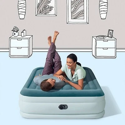 Elevated queen air clearance mattress