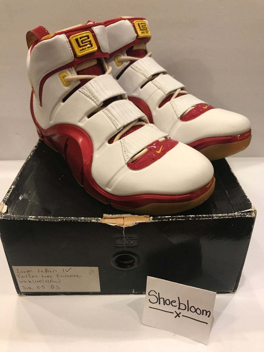 Nike Zoom LeBron IV 4 SAMPLE Fairfax Home Exclusive PE Size 11.5