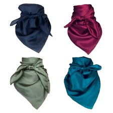 Wyoming Traders Solid Cowboy Wild Rag 34,42 Inch Silk Scarf Bandana L XL