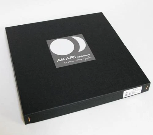 Isamu Noguchi Akari 50ES Lámpara Colgante Washi Pantalla de Luz con Marco 100% AUTÉNTICA Foto 3 de 4