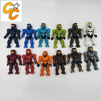 *Broken Hands* Halo Mega Bloks Spartan Tribute Pack Set 95720 CE Spartans Lot