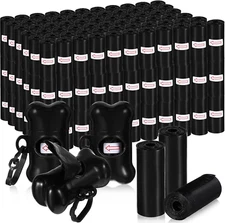 Teling 3000 Count Dog Poop Bags Pet Waste Bags for Poop with 3 Dispensers for Ho