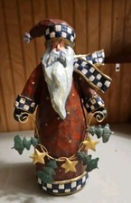 Mackenkzie Childs 11 inch Santa