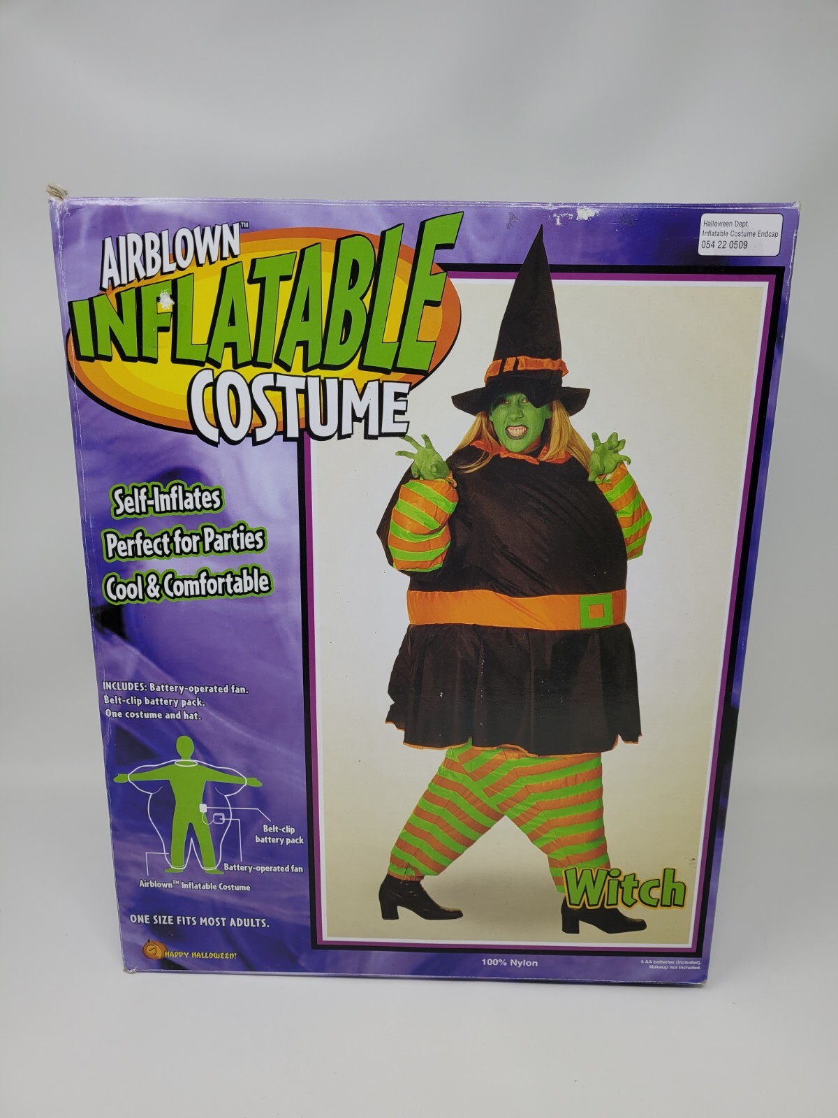 Gemmy Airblown Inflatable Halloween Witch Costume Gem