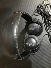 KENWOOD KH-3000 DYNAMIC STEREO PHONES BLACK MADE IN JAPAN FRE SHIPPING