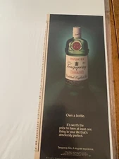 Vintage 1986 Tanqueray Gin A Singular Experience ad